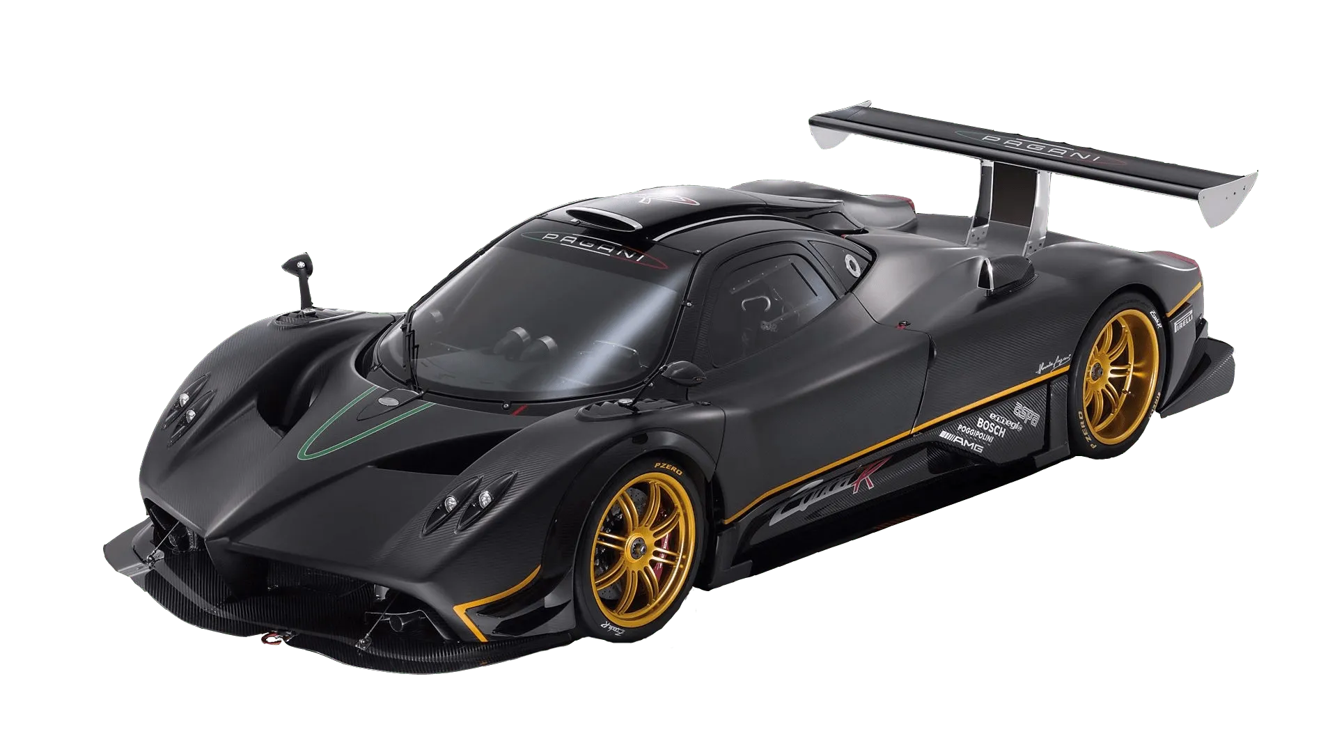 pagani zonda r exterior view